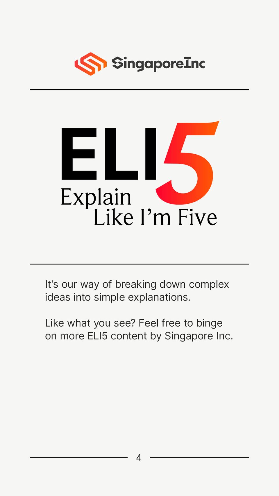 Explain Like I'm 5: Inflation 4