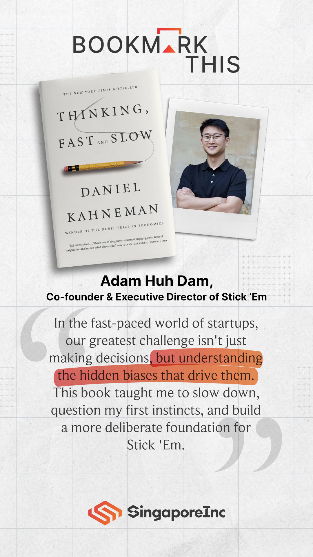 Bookmark This: Adam Huh Dam