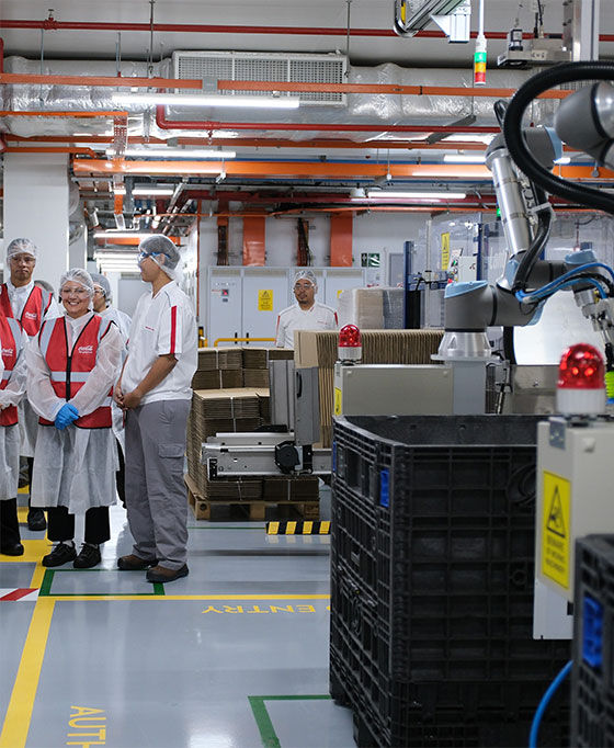 Coca-Cola robotic arm