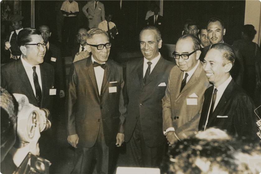 The five founding ministers of ASEAN