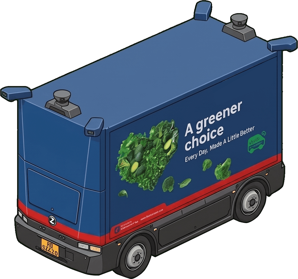 FairPrice autonomous vehicle front