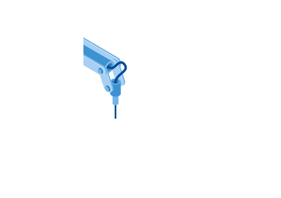 Final testing machine left front